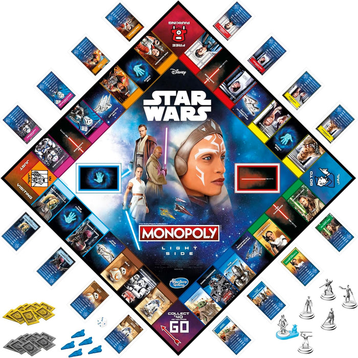 Monopoly: Star Wars Light Side Edition Board, Star Wars Jedi Game for 2-6 Players, Games for Children, Family Games