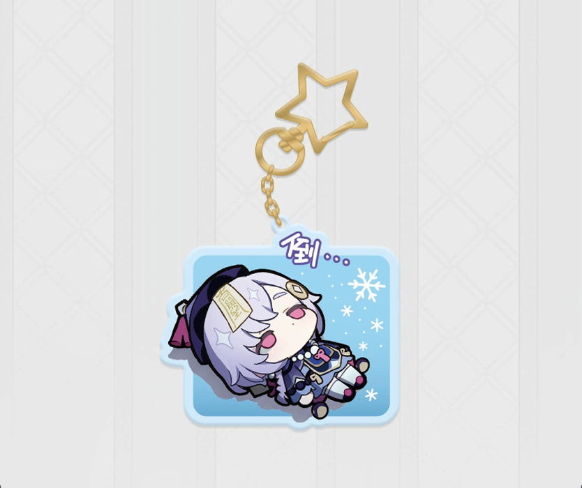 SAKAMI miHoYo - Genshin Impact - Chibi Qiqi - Acrylic Keyring/Keychain - Original & Licensed