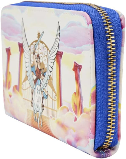 Loungefly Hercules Mount Olympus Golden Gates Zip Around Wallet, Multicolor, Zip Around Wallet