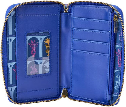 Loungefly Hercules Mount Olympus Golden Gates Zip Around Wallet, Multicolor, Zip Around Wallet