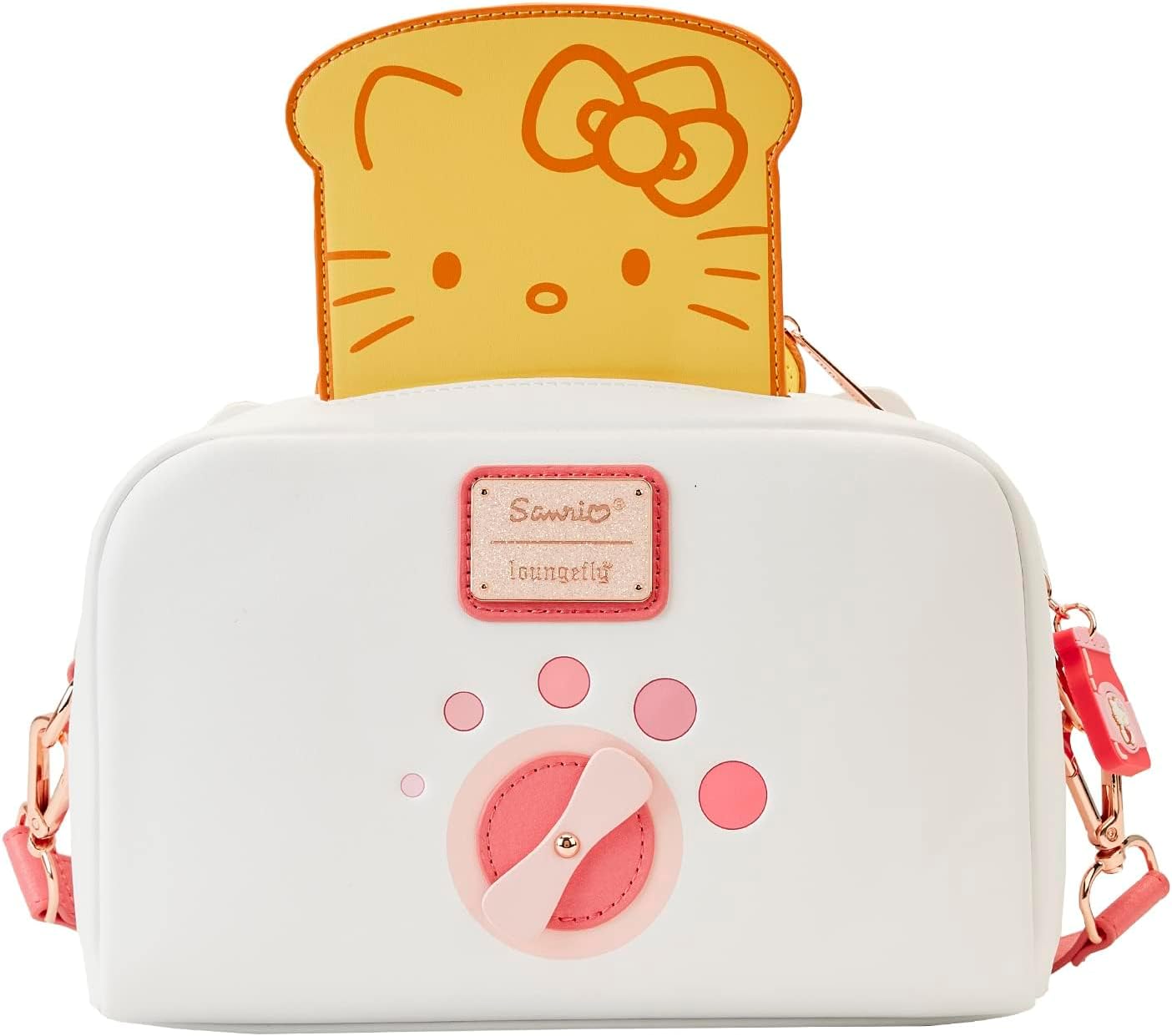 Loungefly Sanrio Hello Kitty Breakfast Toaster Crossbody Bag with Card Holder