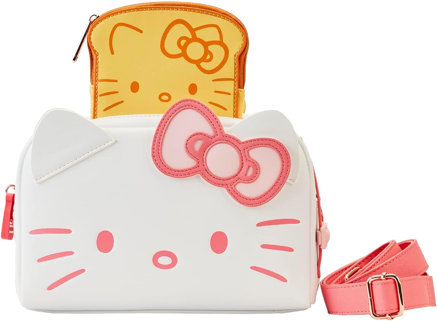 Loungefly Sanrio Hello Kitty Breakfast Toaster Crossbody Bag with Card Holder