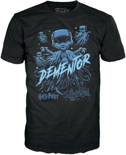 Funko Pop! & Tee: Harry Potter - Dementor - L