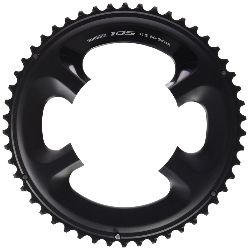 SHIMANO Chainring 50T-MA 105 FC-5800 for 50-34T Black