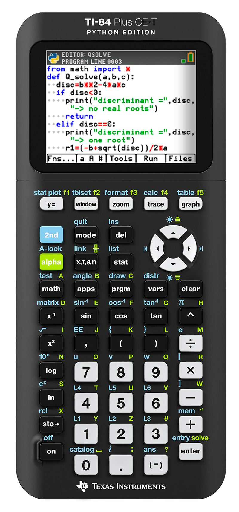 Texas Instruments - TI-84 Plus CE-T P Graphic Calculator