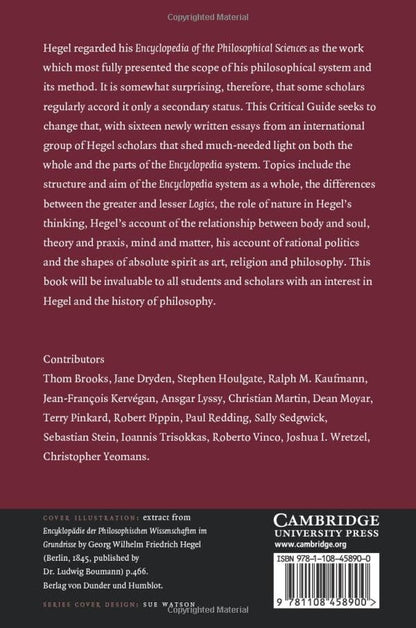 Hegel's Encyclopedia of the Philosophical Sciences
