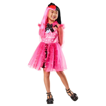 Rubie's Official Monster High Draculaura Deluxe Child Costume, Kids Fancy Dress 7-8 Years