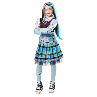 Rubie's Official Monster High Frankie Stein Deluxe Girls Costume, Kids Fancy Dress