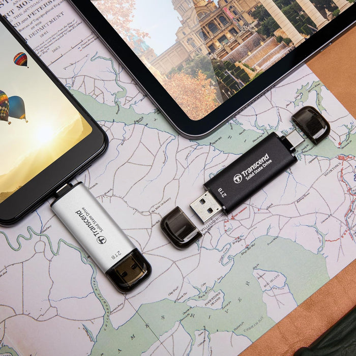 Transcend 256GB External SSD ESD310C USB 10Gbps