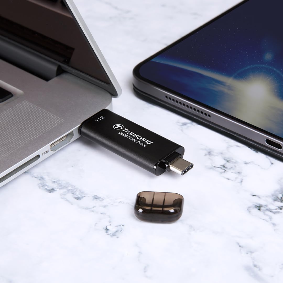 Transcend 256GB External SSD ESD310C USB 10Gbps