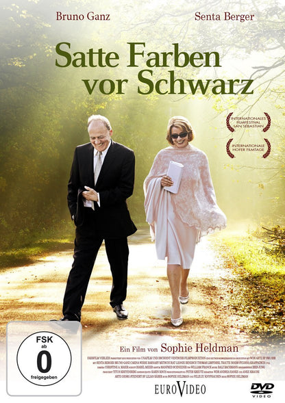 Satte Farben vor Schwarz
