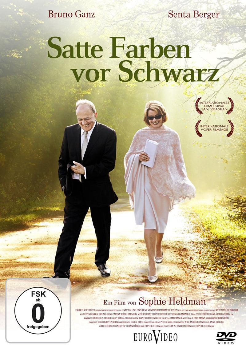 Satte Farben vor Schwarz