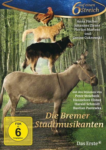 Die Bremer Stadtmusikanten - 6 auf einen Streich