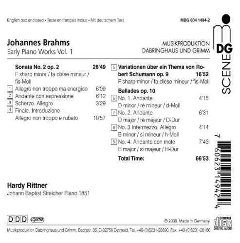 Early Piano Music 1 / Sonata No. 2 Op. 2