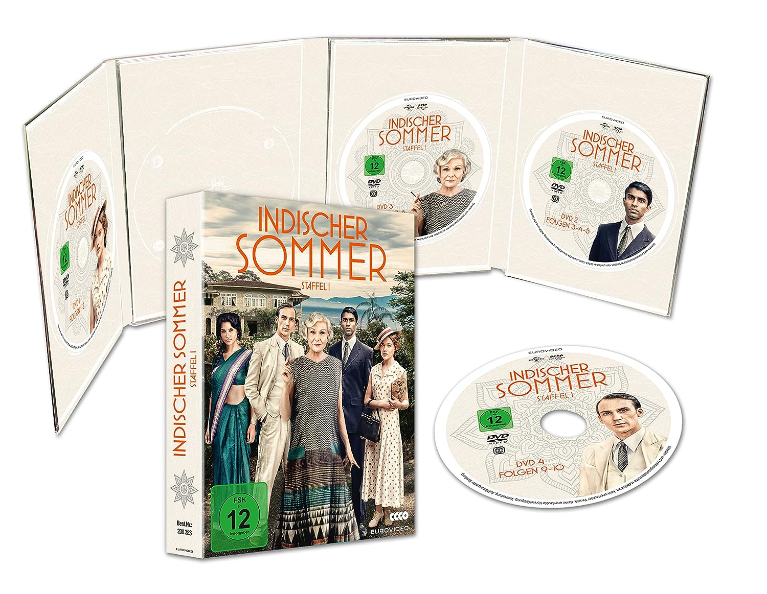 Indischer Sommer – Staffel 1 im Digipack mit Schuber (4 DVDs)
