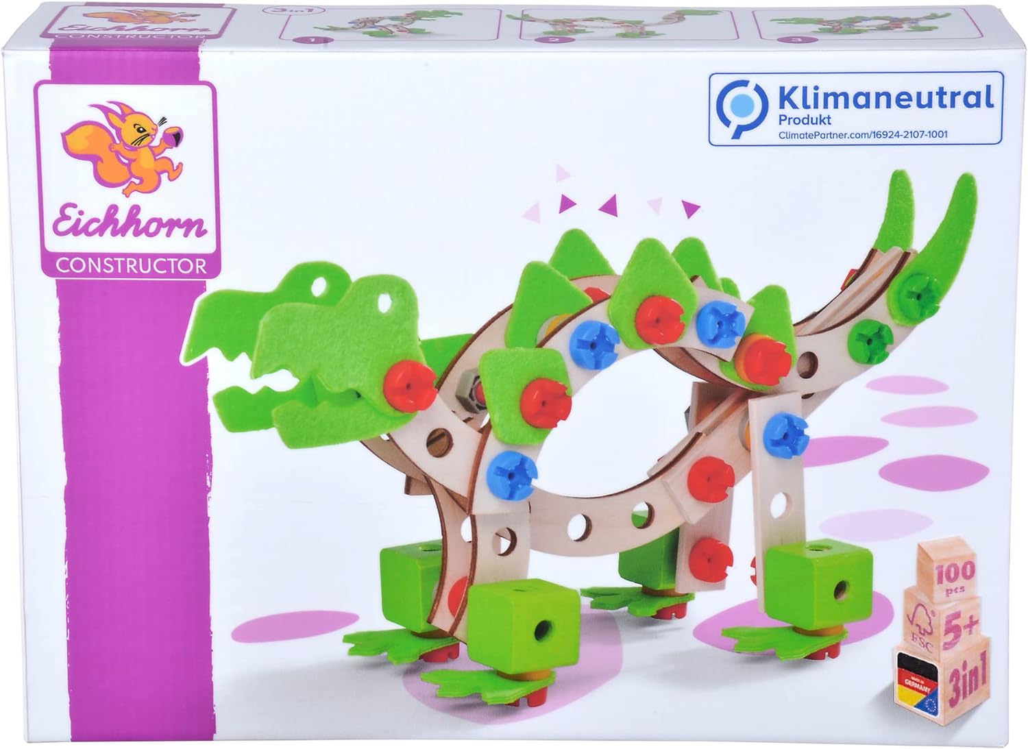 Eichhorn- Dinosaur Eh Constructor, Dinosaurio, Multicolor (100039201