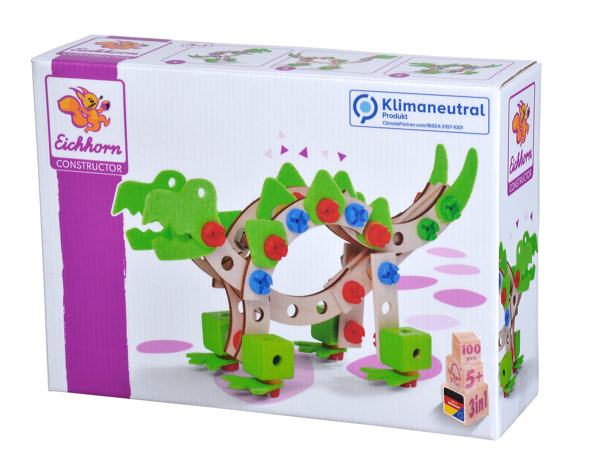 Eichhorn- Dinosaur Eh Constructor, Dinosaurio, Multicolor (100039201