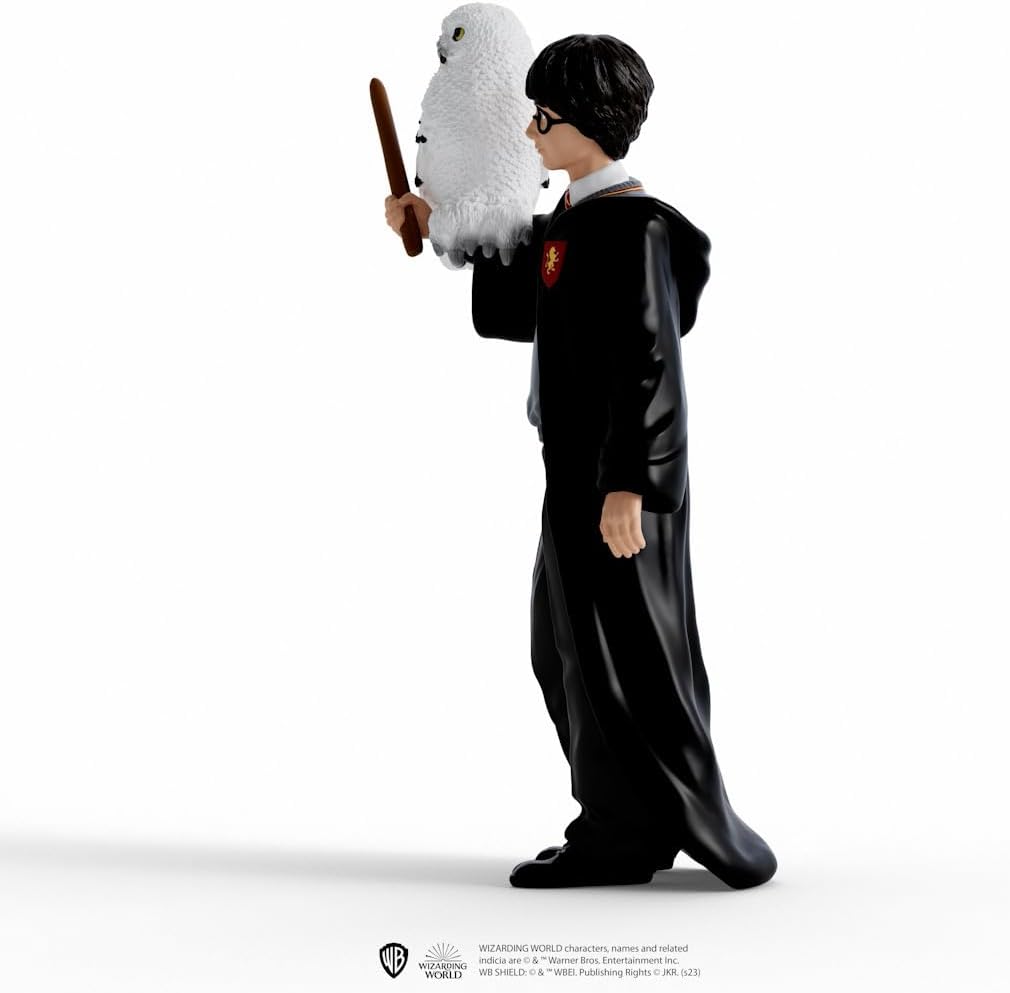 schleich 42633 Harry Potter & Hedwig, ab 6 Jahren, HARRY POTTER - Spielfigur, 4 x 2,5 x 10 cm, Mehrfarbig/Meereswellen (Ocean Tides