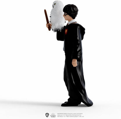 schleich 42633 Harry Potter & Hedwig, ab 6 Jahren, HARRY POTTER - Spielfigur, 4 x 2,5 x 10 cm, Mehrfarbig/Meereswellen (Ocean Tides