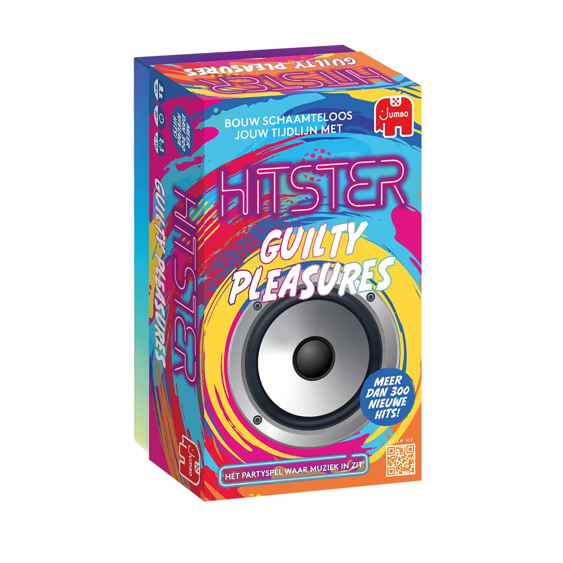 Jumbo - Hitster - Guilty Pleasures - Party game - Muziekspel - Actiespel - Kaartspel - Vanaf 16 jaar