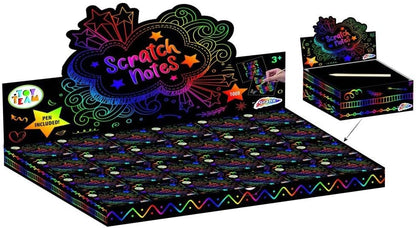 Grafix Scratch Notes 100 Sheets + Pen