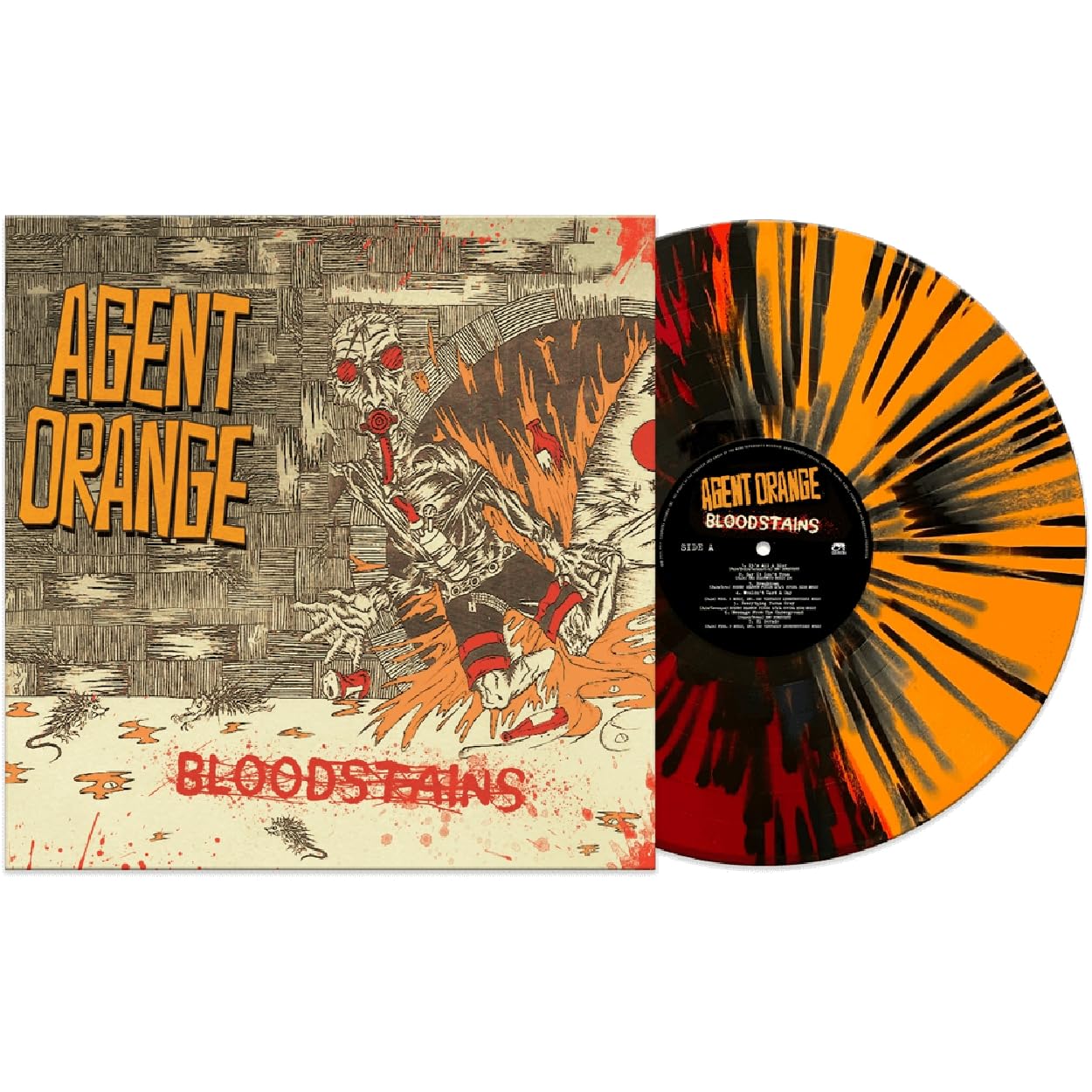 Bloodstains - Orange/red/black Splatter