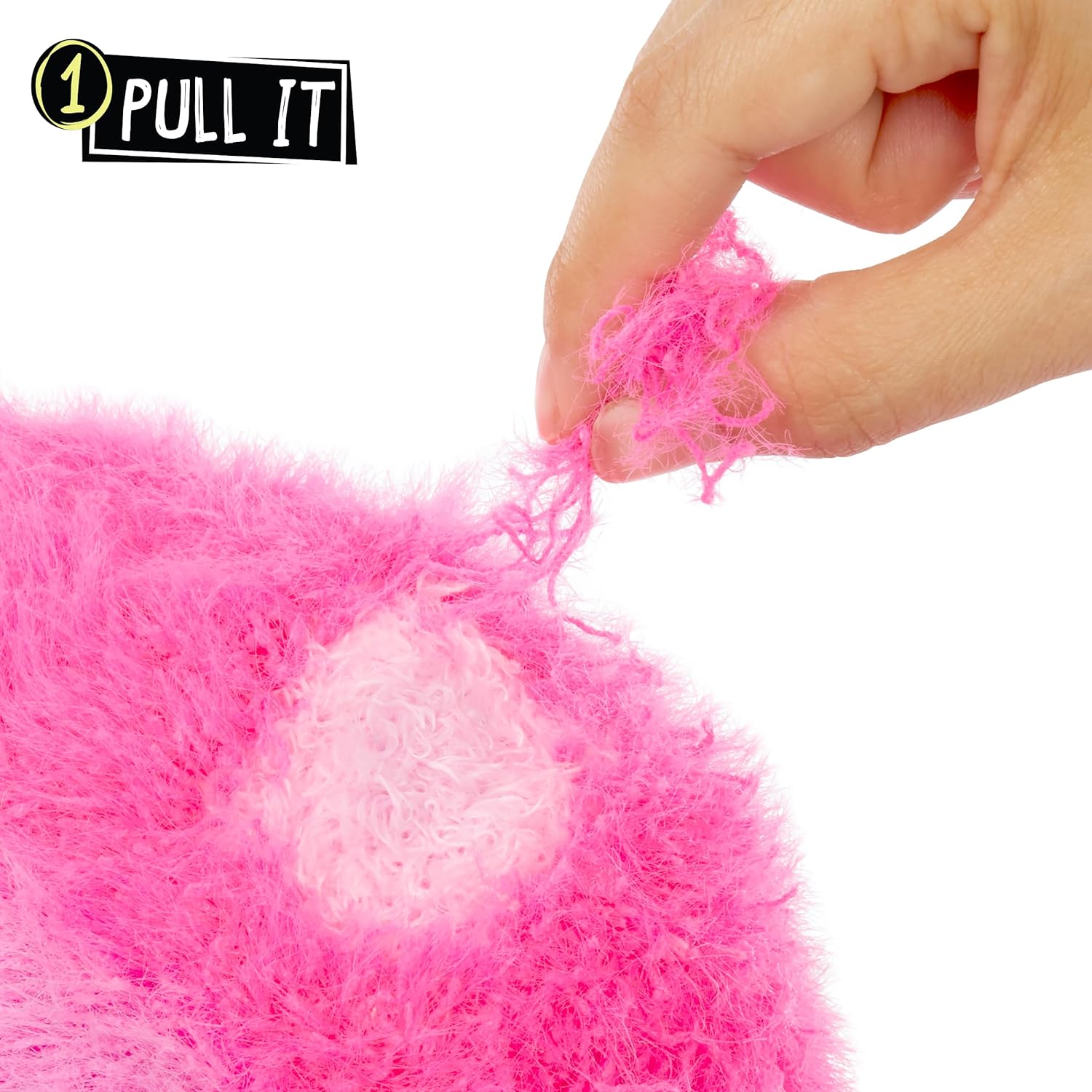 Fluffie Stuffiez Large Collectible Plush - RAINBOW - Suprise Reveal Unboxing with ASMR Fidget DIY Fur Pulling, Ultrasoft Fluff - Great for Kids Ages 4+