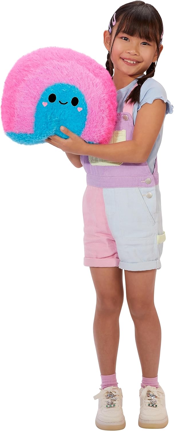 Fluffie Stuffiez Large Collectible Plush - RAINBOW - Suprise Reveal Unboxing with ASMR Fidget DIY Fur Pulling, Ultrasoft Fluff - Great for Kids Ages 4+