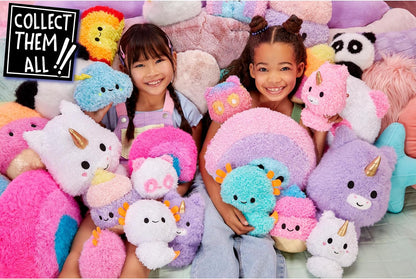 Fluffie Stuffiez Grande Peluche à Collectionner - Unicorn - Déballage Surprise avec ASMR, Fidget, DIY Rembourrage à Retirer, Peluche Ultra-Douce - Idéal pour Les Enfants de 4 Ans et Plus