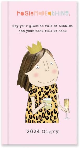 Portico Designs 2024 Rosie Made a Thing Slim Diary Week to View