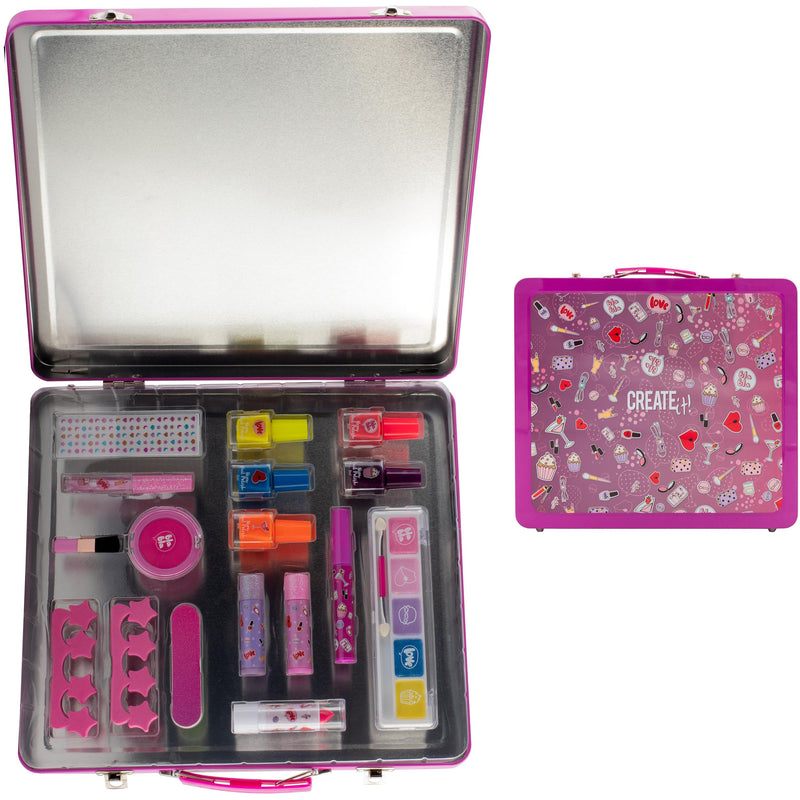 Create It! - 84512 - Complete make-upset voor meisjes - In draagbare koffer (16-delig