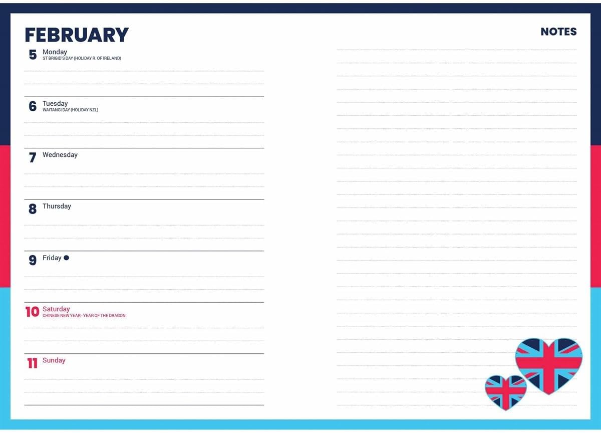 CAROUSEL CALENDARS Help For Heroes A5 Diary 2024
