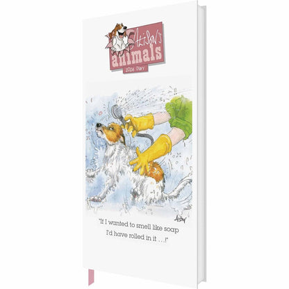 CAROUSEL CALENDARS Alison's Animals Slim Diary 2024