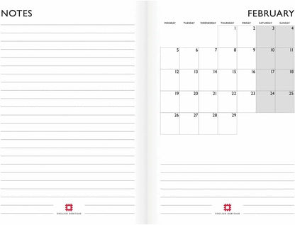 CAROUSEL CALENDARS English Heritage A5 Diary 2024