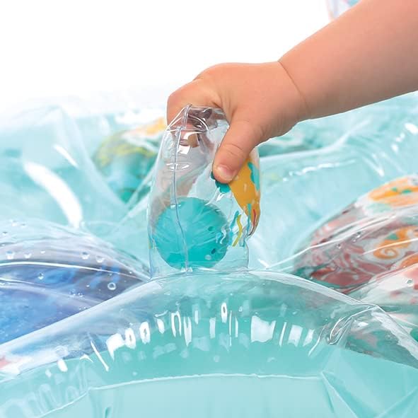 Ludi - Marine Water Mat - Large Sensory Activity Mat to Awaken the Baby - Develop Motor Skills - 16 Sea Animals - From 10 Months