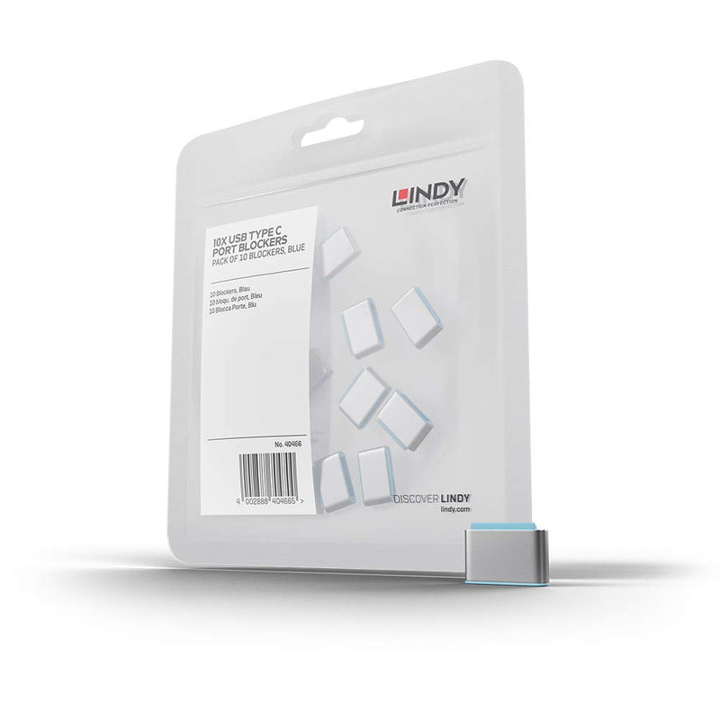 LINDY USB Type C Port Blockers (Without Key) - Pack of 10