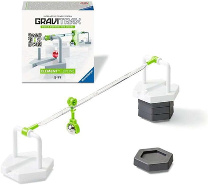 Ravensburger GraviTrax Element Zipline 27472 - Erweiterung für Deine Kugelbahn - Murmelbahn und Konstruktionsspielzeug ab 8 Jahre
