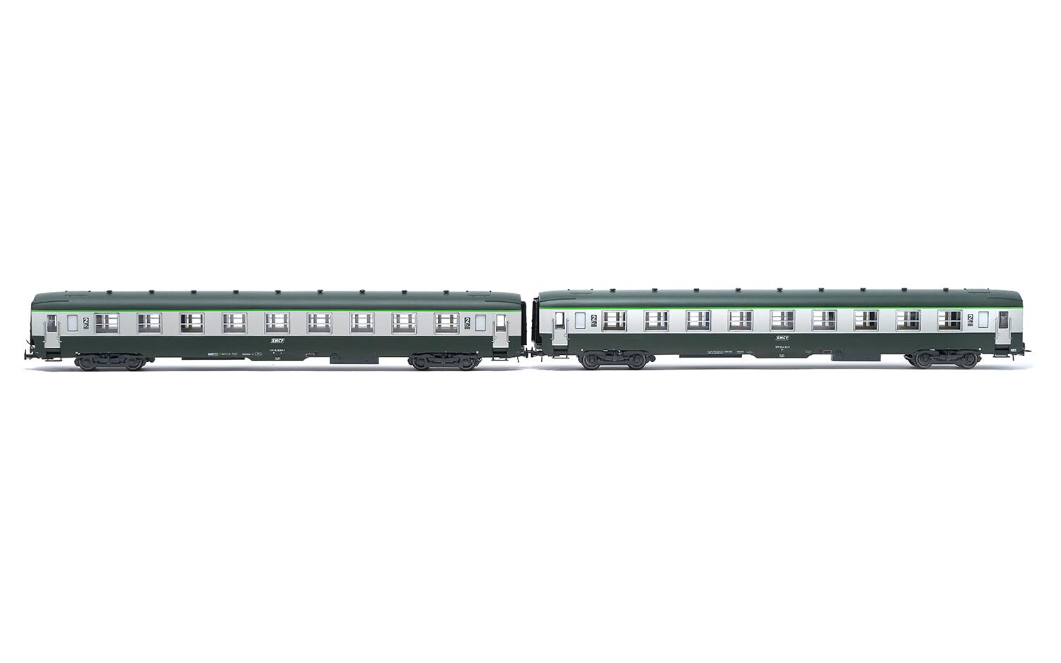 HJ4181 SNCF 2-Unit Pack 2nd Class Coaches DEV AO U59 B9 exA9 Rolling Stock - Coaches
