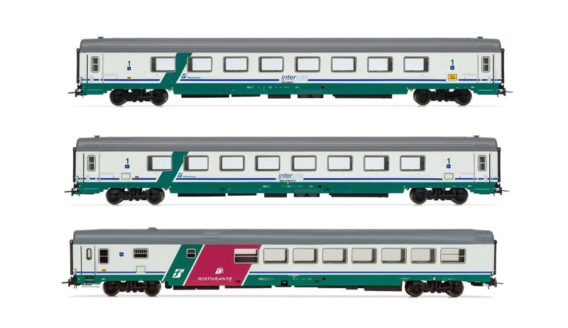 Rivarossi HR4359 FS 3er Pack IC 507 530 Sila Torino-Reggio C 2X Gran Rolling Stock - Coaches