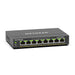 NETGEAR - SWITCH 8-PORT 1G POE+ SWITCH 124 W SMART MANAGED PLUS,black