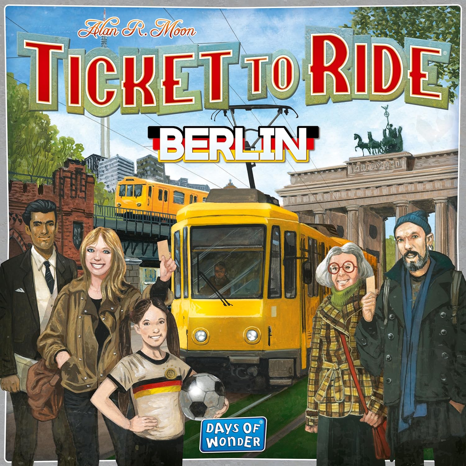 Days of Wonder | Ticket To Ride Berlin | Board Game | Ages 8+ | 2-4 Players | 10-15 Minutes Playing Time