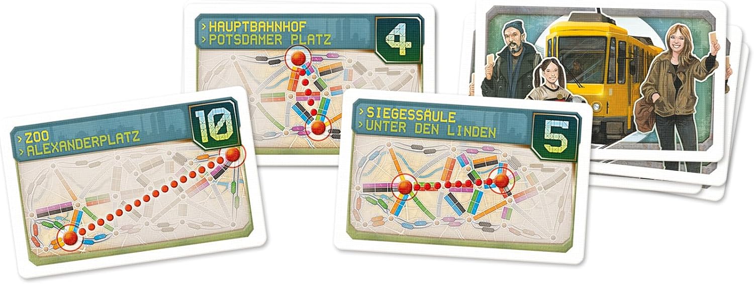 Days of Wonder | Ticket To Ride Berlin | Board Game | Ages 8+ | 2-4 Players | 10-15 Minutes Playing Time