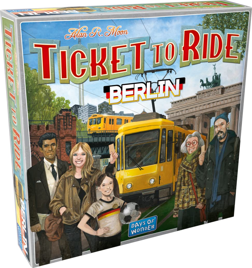Days of Wonder | Ticket To Ride Berlin | Board Game | Ages 8+ | 2-4 Players | 10-15 Minutes Playing Time