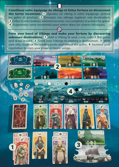 Bombyx | Knarr | Board Game | Ages 10+ | 2-4 Players | 30 Minutes Playing Time