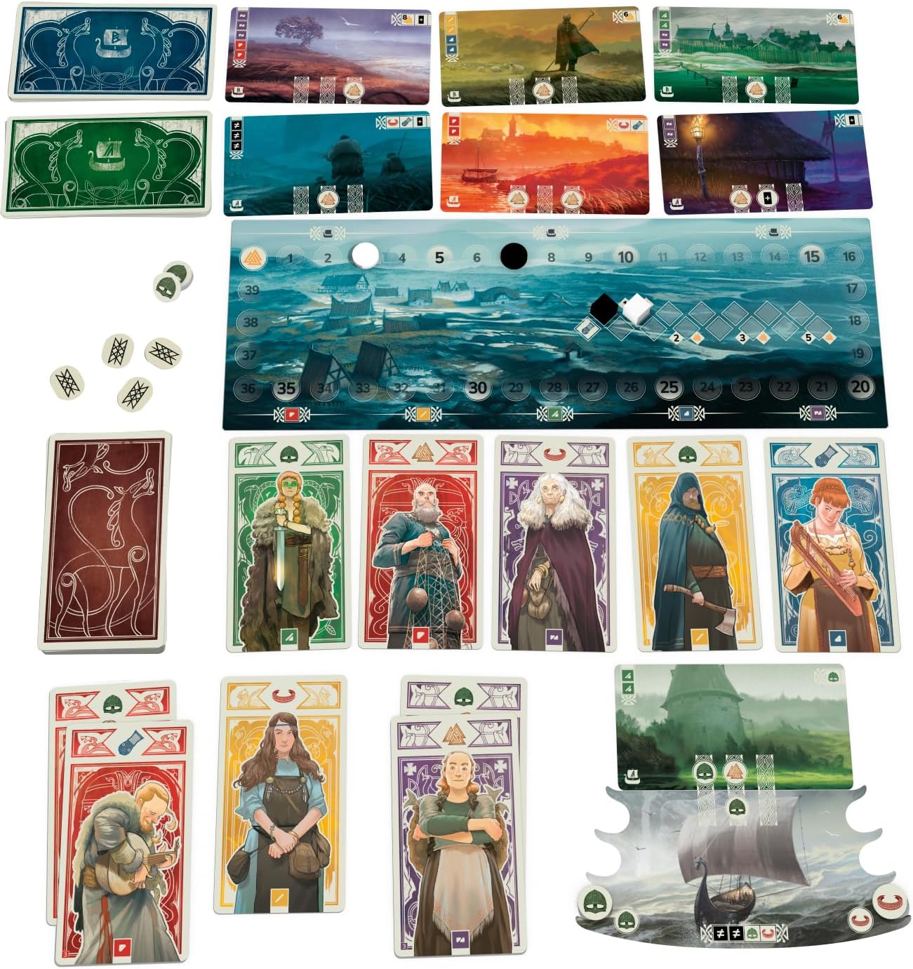 Bombyx | Knarr | Board Game | Ages 10+ | 2-4 Players | 30 Minutes Playing Time