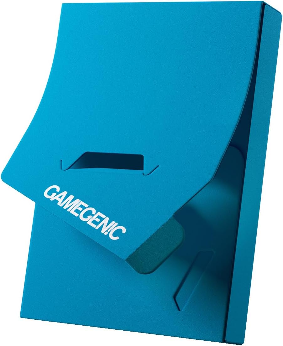 Gamegenic Cube Pocket 15+ Deck Box - Slim Card Holder for Cube Drafting and Card Protection, Modular System Perfect for TCGs, LCGs, Board Games and RPGs, Blue Color, Made