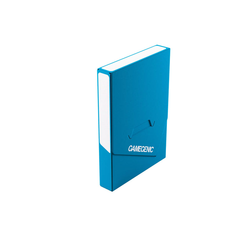 Gamegenic Cube Pocket 15+ Deck Box - Slim Card Holder for Cube Drafting and Card Protection, Modular System Perfect for TCGs, LCGs, Board Games and RPGs, Blue Color, Made