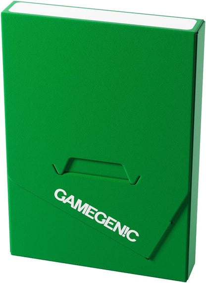 Gamegenic Cube Pocket 15+ Deck Box - Slim Card Holder for Cube Drafting and Card Protection, Modular System Perfect for TCGs, LCGs, Board Games and RPGs, Green Color, Made