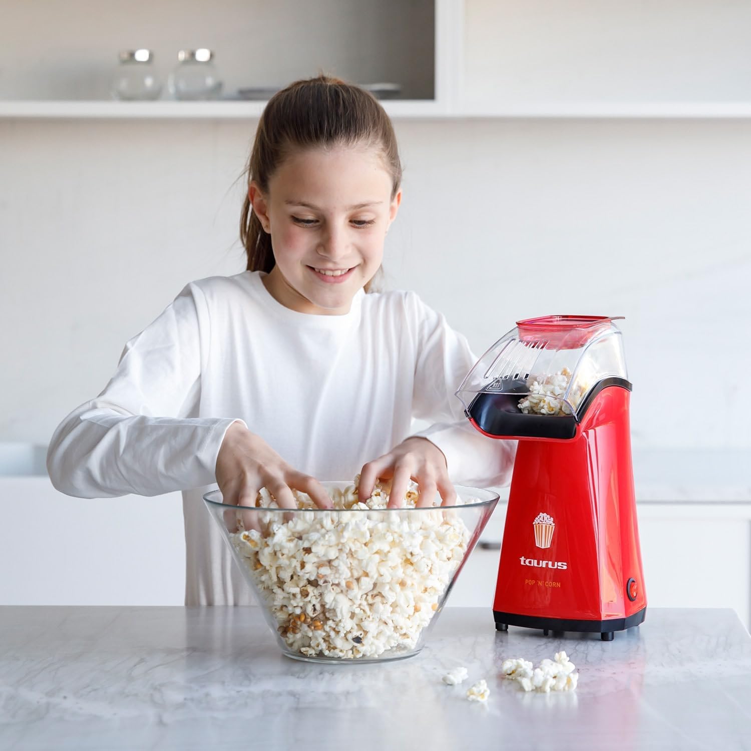 Popcorn Maker Taurus Pop Corn 1100 W Red