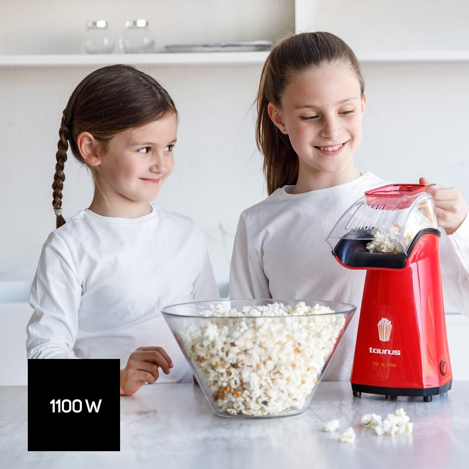 Popcorn Maker Taurus Pop Corn 1100 W Red